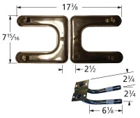 Broil-Mate, Sterling/Shepherd Stainless Steel Burner Venturi Kit - 18102-78202