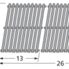 15 7/8 X 26 - Bond, Four Seasons Porcelain Channel Cooking Grid - 52612