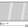 18 7/16 X 26 5/8, Charbroil, Kenmore Stamped Stainless Cooking Grids - 5S473