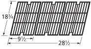 18 3/4 X 28 1/2, Cast Iron Cooking Grids - 60083