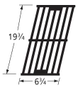 19 3/4 X 6 3/4, Chargriller, King Griller Cast Iron Cooking Grid - 65051