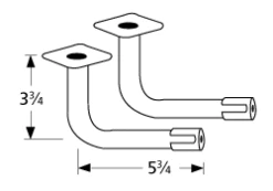 Charbroil L-shaped Venturi Pair