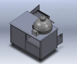 Challenger Designs Torch 54" Cart - Kamado Joe Big Joe II -Prime Heat Challenger Torch Cart Kamado Joe Back 57460.1634154703.1500.1500