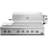 DCS 48" Built-in Propane LP Grill, Integrated Side Burner - BH1-48RS-L
