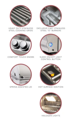 Fire Magic Aurora A540i Built-in Grill, No Rotisserie -Prime Heat Firemagic Aurora Grills Features No Rotisserie 65450.1477049820.1500.1500