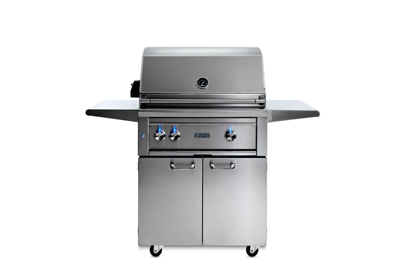 Lynx 30" Freestanding Grill - 1 Trident, 1 Ceramic Burner, Rotisserie - L30TRF 1 Lynx 30" Freestanding Grill - 1 Trident, 1 Ceramic Burner, Rotisserie - L30TRF
