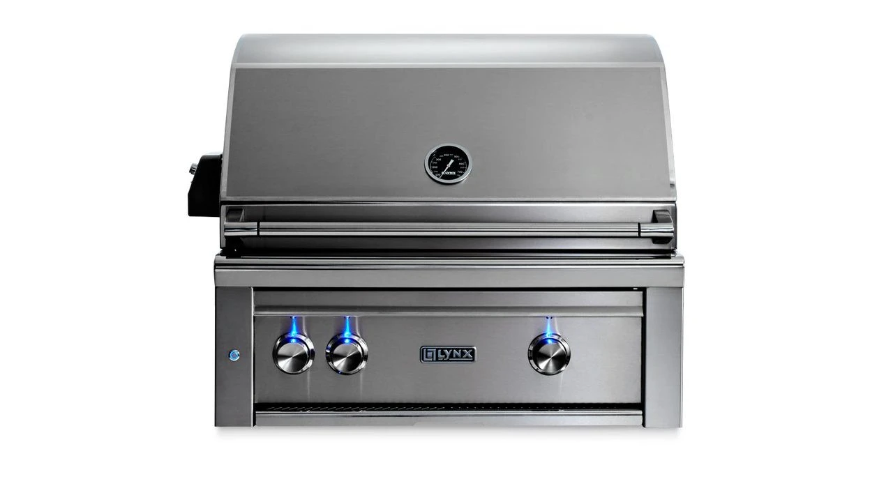 Lynx 30" Built-in Grill W All Ceramic Burners And Rotisserie - L30R-3 1 Lynx 30" Built-in Grill W All Ceramic Burners And Rotisserie - L30R-3