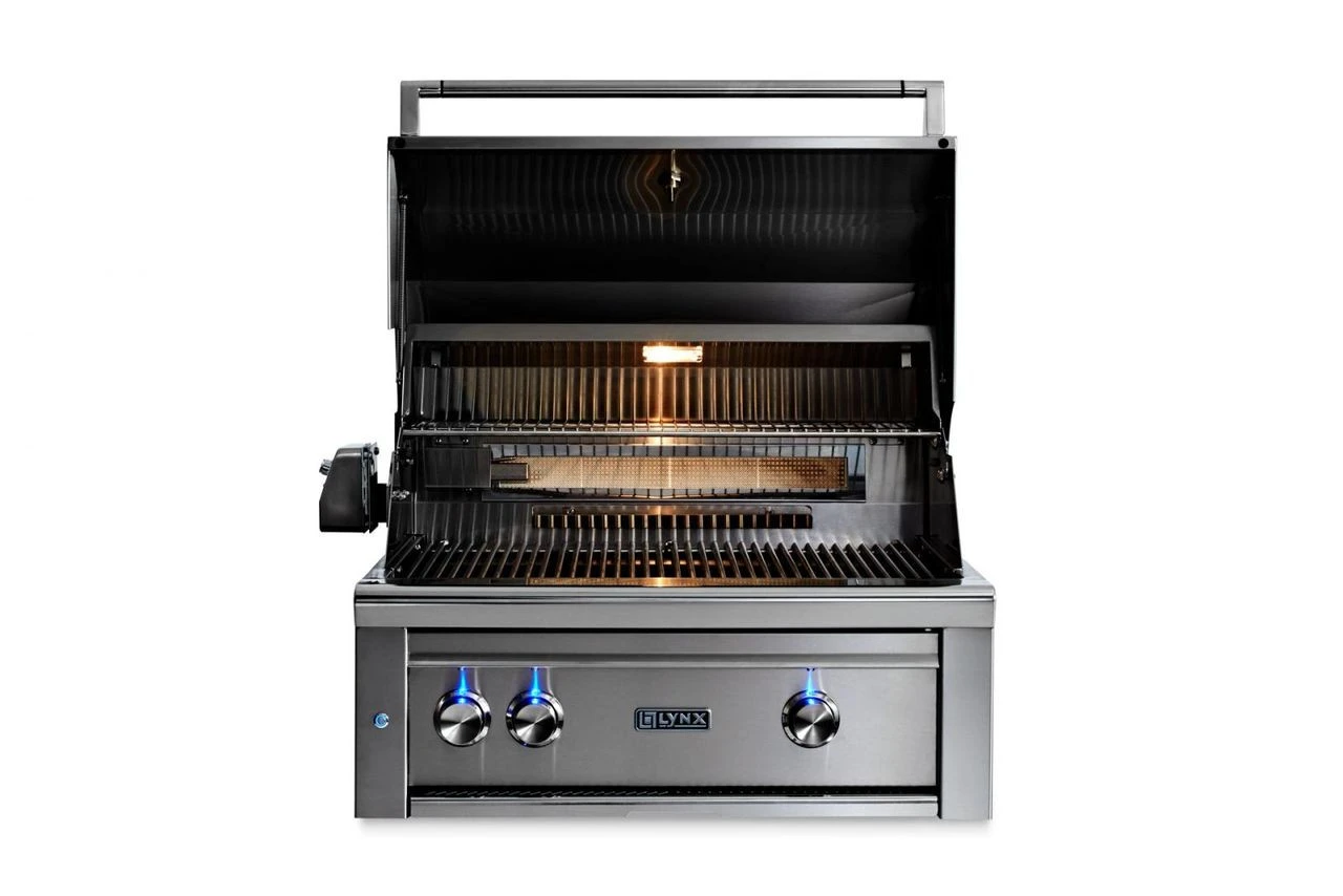 Lynx 30" Built-in Grill W All Ceramic Burners And Rotisserie - L30R-3 2 Lynx 30" Built-in Grill W All Ceramic Burners And Rotisserie - L30R-3 - Image 2