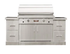 TEC 44" Sterling Patio Grill On Island With Drawer Modules