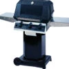 MHP Hybrid Propane Grill W/ SearMagic Grids On Black Cart
