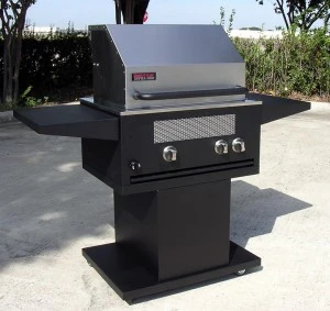 Elite II Infrared Grill On Pedestal W 1 Side Shelf 1 Elite II Infrared Grill On Pedestal W 1 Side Shelf