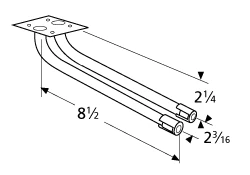 L-shaped Twin Venturi, Arkla 1 L-shaped Twin Venturi, Arkla