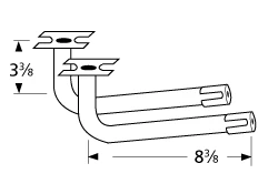 Sunbeam Twin Venturi Tubes Pair 1 Sunbeam Twin Venturi Tubes Pair