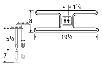10602-70301 Burner, Amberlight, El Patio